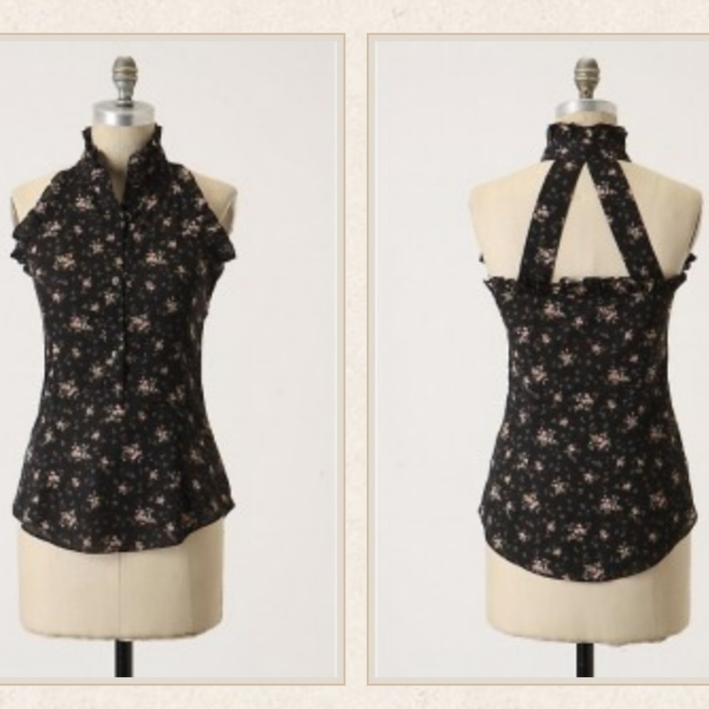 Anthropologie Blue Bird Shirting Size XS